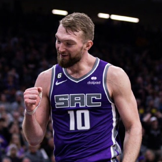 เสื้อกีฬาบาสเก็ตบอล แขนกุด ลายทีม Sacramento Kings No.10 Domantas Sabonis 22-23 Season สําหรับผู้ชาย