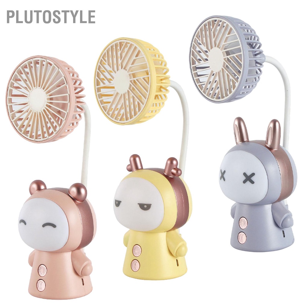 plutostyle-พัดลมมือถือขนาดเล็กแบบพกพา-usb-พัดลมแบบชาร์จไฟได้-abs-พัดลมตั้งโต๊ะแบบพับได้สำหรับห้องสมุดสำนักงานการเดินทางที่บ้าน