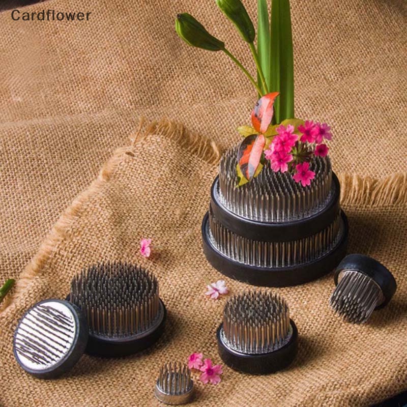 lt-cardflower-gt-กบดอกไม้-ikebana-kenzan-ทรงกลม-พร้อมปะเก็นยาง-สําหรับจัดระเบียบ