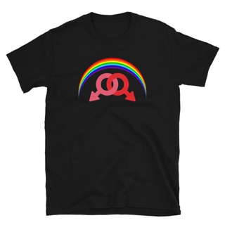 S-5XL เสื้อยืด oversize#ถูกสุด 24Hours💝 [COD]Lgbtq Gay Pride สัญลักษณ์สีรุ้ง ทรงหลวม ของขวัญวันวาเลนไทน์ สําหรับผู้ชายS