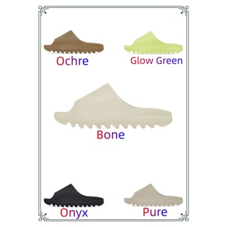 Adidas Yeezy Slide series beach slippers for men and women ของแท้ 𝟭𝟬𝟬%