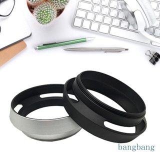 Bang ฝาครอบเลนส์ฮู้ดโลหะ สีดํา สีเงิน 37 มม. 40 5 มม. 43 มม. 46 มม. 49 มม. 52 มม.