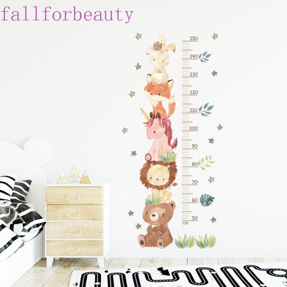 fallforbeauty-สติกเกอร์ติดผนัง-ลายการ์ตูนสัตว์น่ารัก-เป็นมิตรกับสิ่งแวดล้อม-ลอกออกได้-สําหรับตกแต่งบ้าน-diy