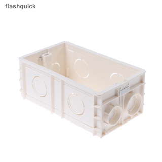 Flashquick 146 กล่องซ็อกเก็ตติดผนัง สีขาว
