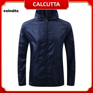 [calcutta] เสื้อแจ็กเก็ตแขนยาว แบบบาง แห้งเร็ว สีพื้น เหมาะกับใส่วิ่งจ๊อกกิ้งกลางแจ้ง สําหรับผู้หญิง