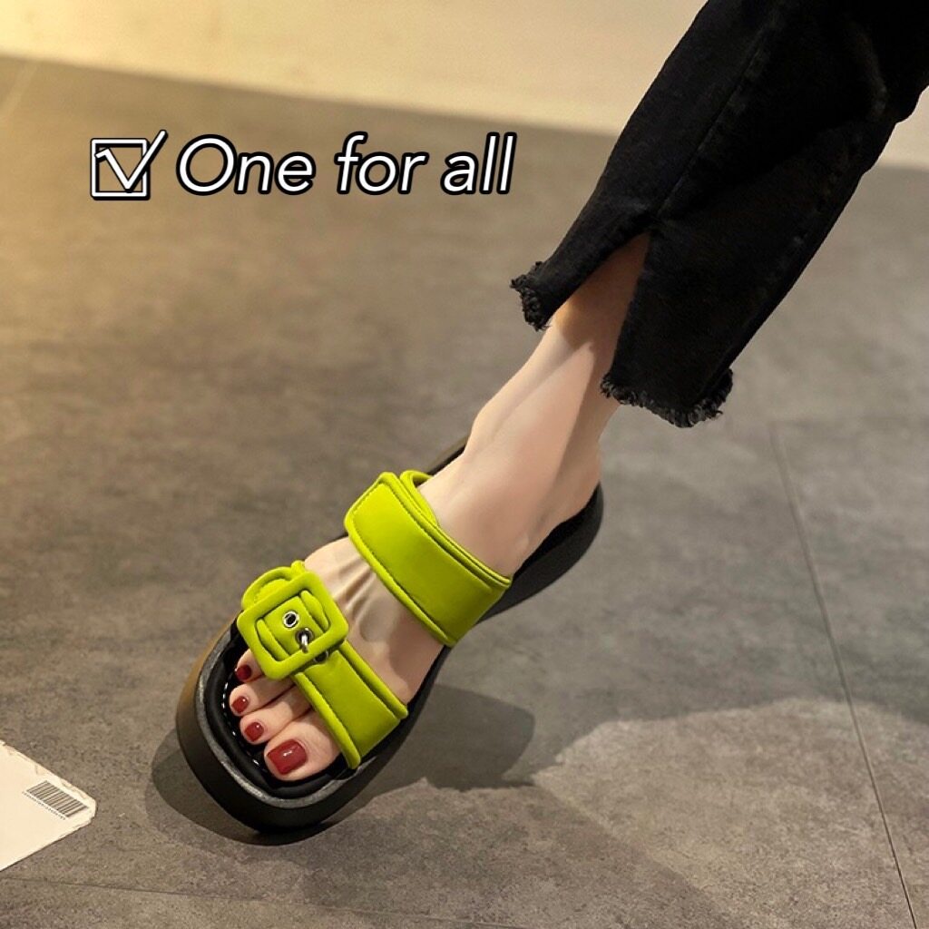 one-for-all-พร้อมส่งจากไทย-new-รุ่น-tx454-รองเท้าส้มสุง2สาย-สูง-2-นิ้วรองเท้าแฟชั่นผู้หญิง-สไตล์เกาหลี-size36-40