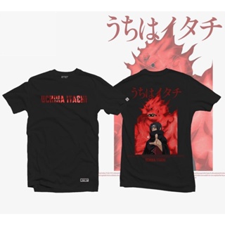 ราคาถูก อะนิเมะ Naruto T เสื้อ Itachi Susanoo เสื้อยืดผ้าฝ้ายลำลอง เสื้อคู่