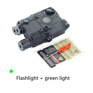 กล่องไฟ LED PEQ15 อินฟราเรด สีเขียว สําหรับติดตั้งรางรถไฟ 20 มม. ของเล่น 36O6 AQFA