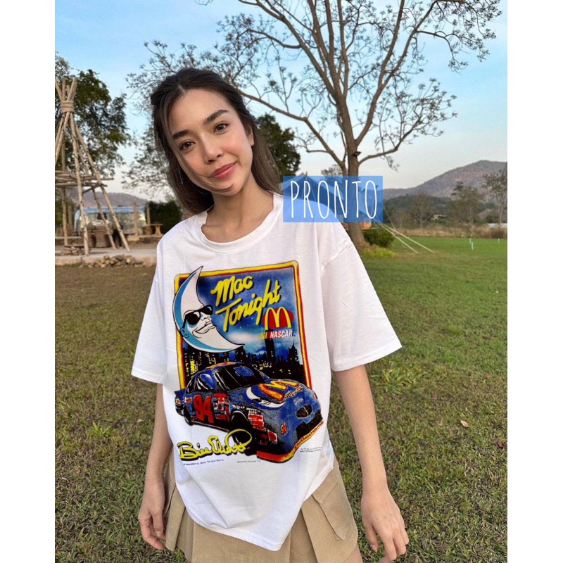 ดูดีนี่-mcdonalds-x-nascar-vintage-tshirt