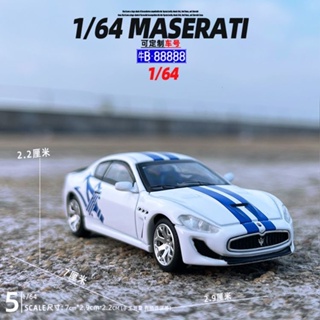 1:64 Maserati GT9 ของเล่นสะสม สําหรับเด็กผู้ชาย โมเดล รถ ของเล่นเด็กผู้ชาย ของขวัญวันเกิด ตกแต่งบ้าน