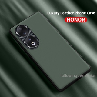 เคสโทรศัพท์มือถือหนังนิ่ม กันกระแทก ป้องกันเลนส์กล้อง เต็มเครื่อง หรูหรา แฟชั่น สําหรับ Honor 90 Pro 5G 2023 80 GT 70 Pro+