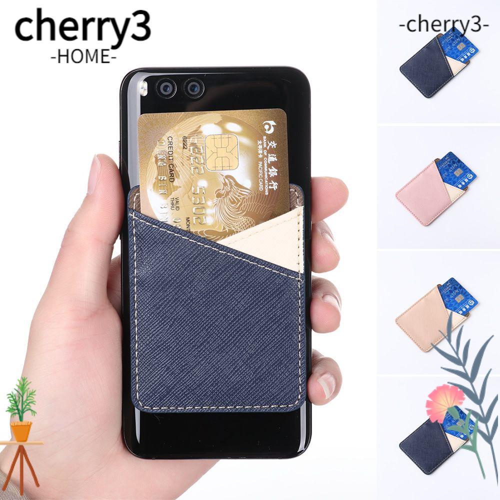 cherry3-ที่ใส่บัตรเครดิต-แบบสติกเกอร์-กาวแข็ง-แฟชั่น-ที่ใส่บัตรเครดิต-id