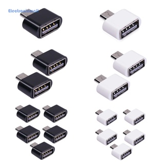 [ElectronicMall01.th] อะแดปเตอร์แปลงสายเคเบิลข้อมูล Micro USB 2.0 เป็น USB OTG สําหรับโทรศัพท์ AU