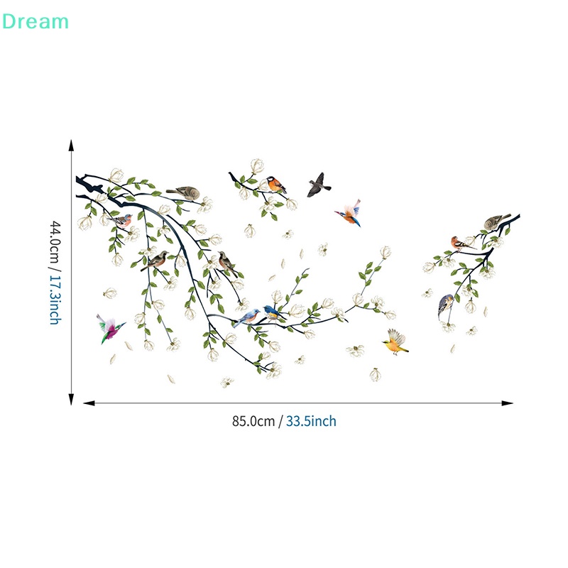 lt-dream-gt-สติกเกอร์วอลเปเปอร์-ลายนกแมกโนเลีย-มีกาวในตัว-สําหรับติดตกแต่งผนังบ้าน-ห้องนั่งเล่น-ห้องนอน-4-ชิ้น-ต่อชุด