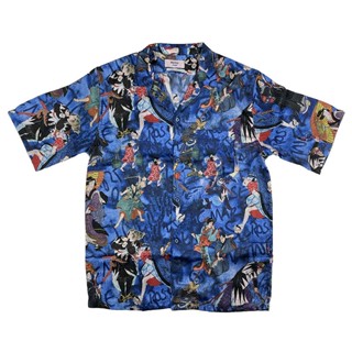 เสื้อยืดแขนสั้นลําลอง พิมพ์ลาย ทรงหลวม สไตล์ญี่ปุ่น แฟชั่นฤดูร้อน สําหรับผู้ชาย และผู้หญิง รองรับ 35-105 กก. S - 4XL