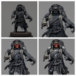 Warhammer Corruption Guard (พร้อมตัวสอนระบายสี) 1/48 GK แม่พิมพ์เคลือบปากกา โมเดลฟิกเกอร์เรซิ่น 3D สีขาว COGO