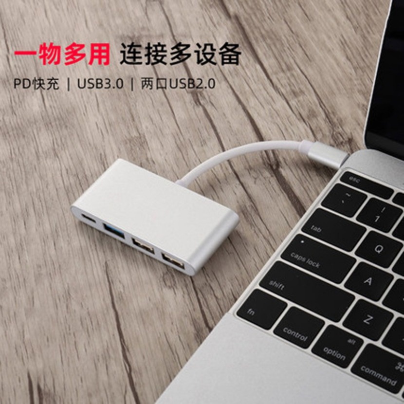 ฮับแปลง-type-c-เป็น-usb-2-0-3-0-สําหรับ-huawei-xiaomi-pc-แล็ปท็อป-โน้ตบุ๊ก