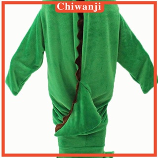 [Chiwanji] ถุงนอน ผ้าห่ม ผ้าสักหลาด มีฮู้ด ลายไดโนเสาร์ เหมาะกับของขวัญ สําหรับผู้ใหญ่