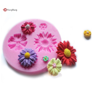 Abongbang แม่พิมพ์ซิลิโคน รูปหนู ดอกไม้ 3D สําหรับตกแต่งเค้กช็อคโกแลต น้ําตาล DIY