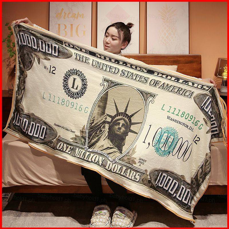 ผ้าห่ม-ลายเงินดอลลาร์สหรัฐ-cny-สําหรับคลุมโซฟา-ผ้าห่มสํานักงาน-พักกลางวัน