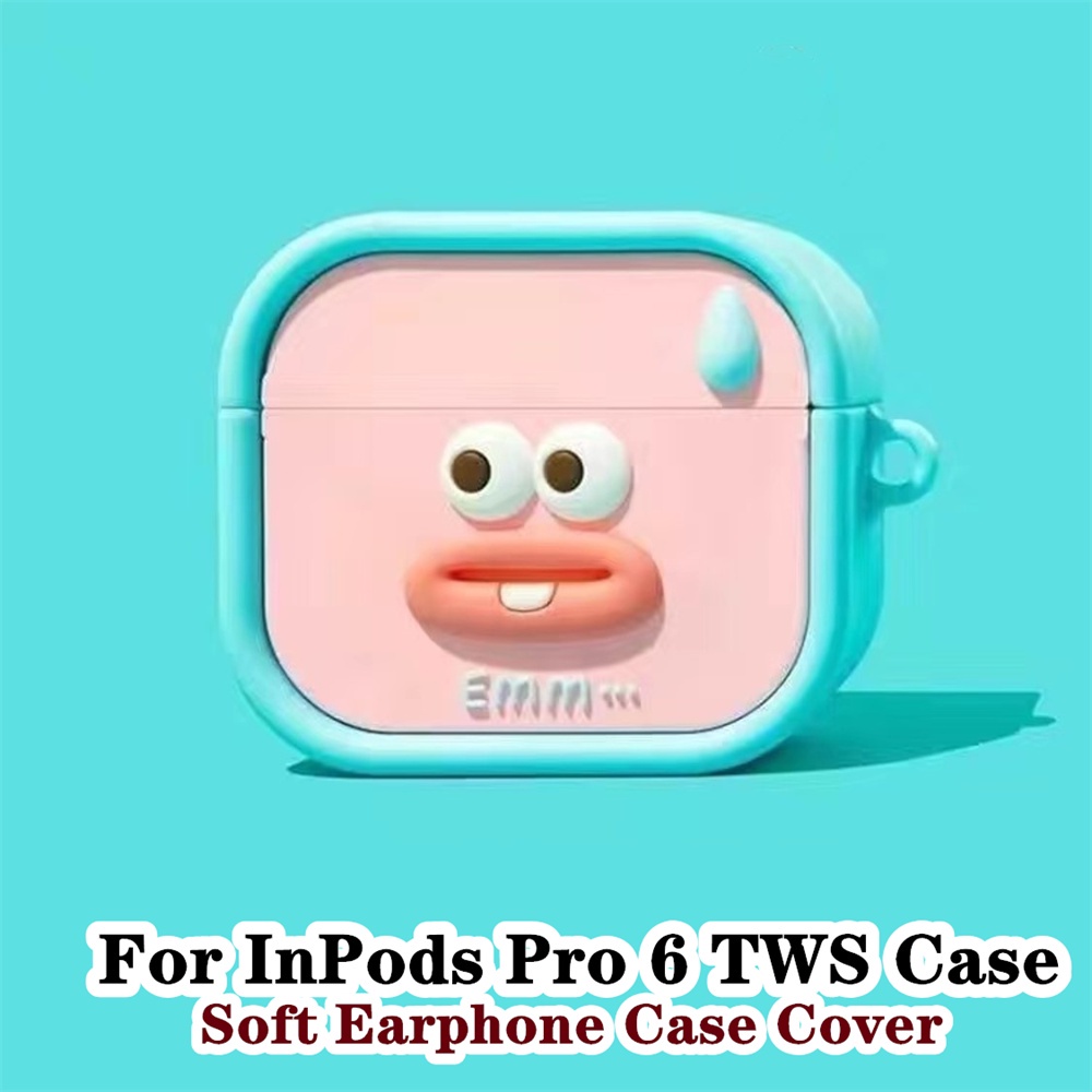 ส่วนลด-เคสหูฟัง-แบบนิ่ม-ลายการ์ตูนฉลาม-สําหรับ-inpods-pro-6-tws-pro6