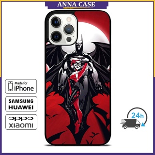 เคสโทรศัพท์มือถือ ลาย Harley Quinns And Batmans สําหรับ iPhone 14 Pro Max 13 Pro Max Samsung Galaxy Note10+ S21Ultra