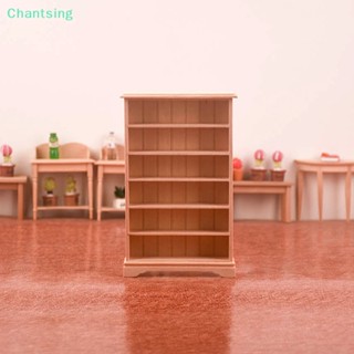 &lt;Chantsing&gt; ชั้นวางหนังสือจิ๋ว สําหรับตกแต่งบ้านตุ๊กตา 1:12 ลดราคา