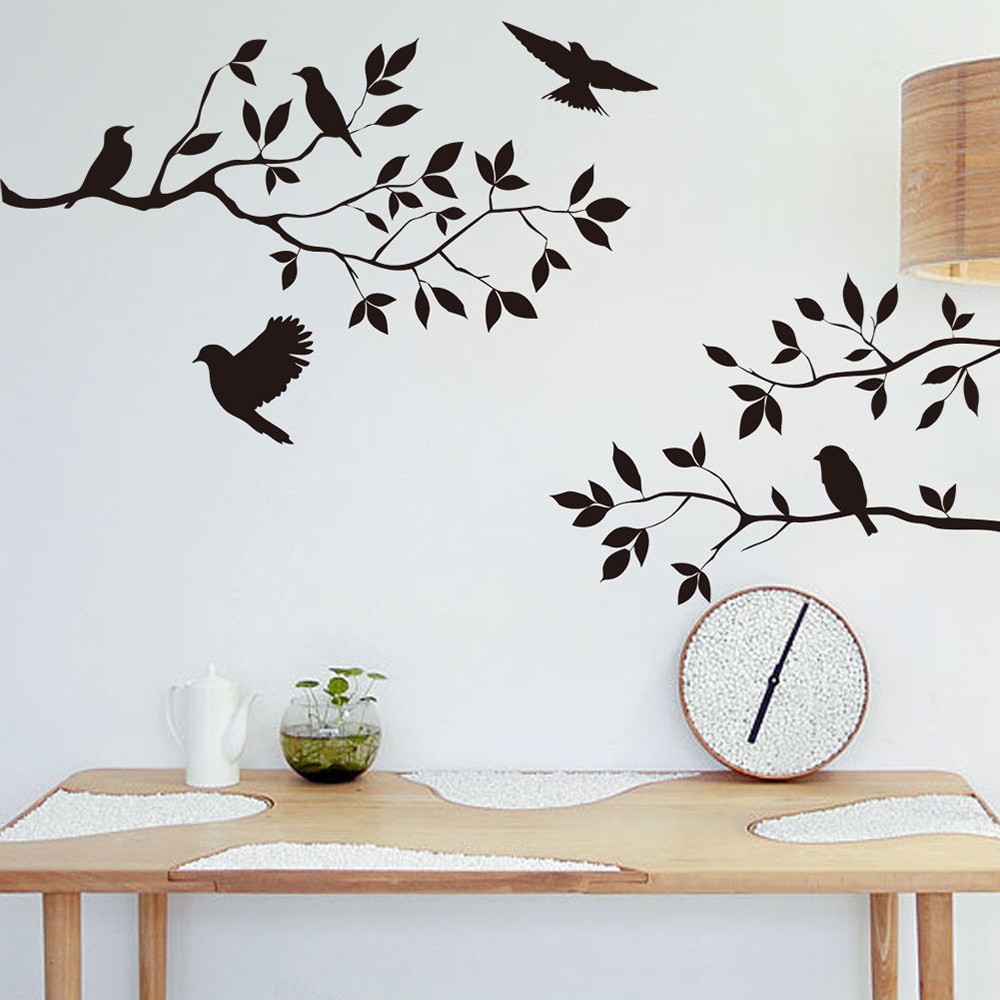 สติกเกอร์ไวนิล-รูปกิ่งต้นไม้-ลอกออกได้-สําหรับตกแต่งผนังบ้าน-diy