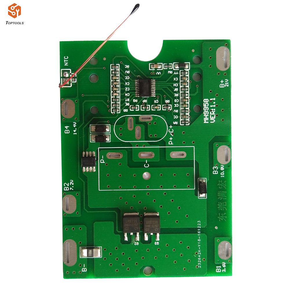 บอร์ดป้องกันพาวเวอร์ชาร์จ-pcb-18v-21v-4-25v-5s-20a-อุปกรณ์เสริม-1-ชิ้น