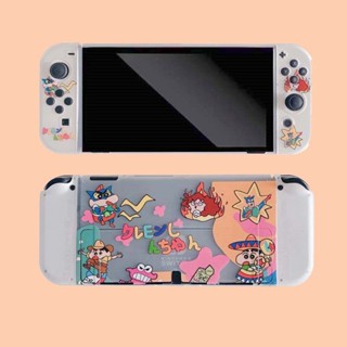 เคสป้องกัน ลายการ์ตูนชินจังจอมแก่น สําหรับ Nintendo Switch Joycon V1 V2