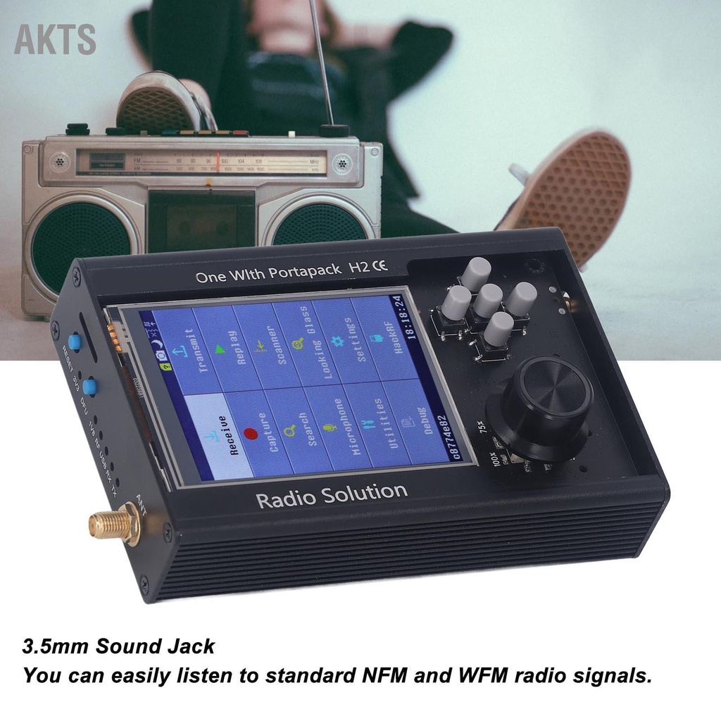 akts-เครื่องรับส่งสัญญาณวิทยุ-1mhz-6ghz-sdr-เครื่องรับส่งสัญญาณวิทยุที่มีคุณสมบัติครบถ้วนพร้อมเสาอากาศ