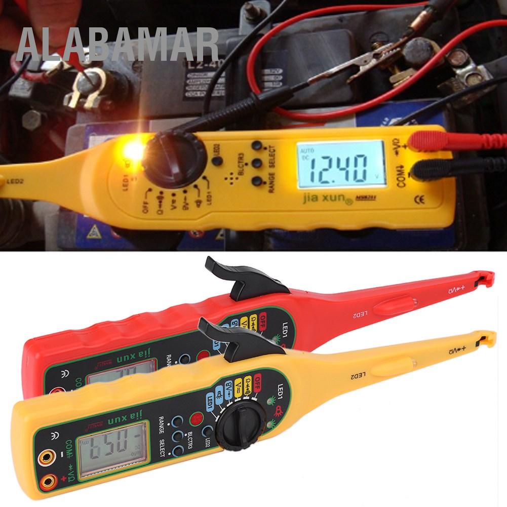 alabamar-เครื่องทดสอบวงจรรถยนต์มัลติมิเตอร์ซ่อมรถยนต์เครื่องมือวิเคราะห์ไฟฟ้ารถยนต์