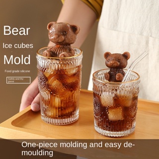 แม่พิมพ์ซิลิโคน รูปหมี สําหรับทําน้ําแข็ง ช็อคโกแลต เค้ก ขนมหวาน กาแฟ นม ชา วิสกี้
