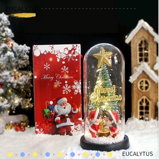 Eutus ไฟ LED รูปต้นคริสต์มาส ซานตาคลอส ปีใหม่ สวยงาม