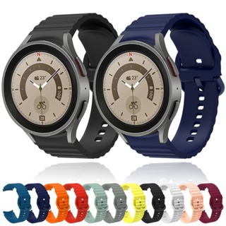 สายนาฬิกาข้อมือซิลิโคน ไม่มีช่องว่าง สําหรับ Samsung Galaxy Watch 6 5 Pro 4 40 มม. 44 มม. Galaxy Watch 6 Classic 47 มม. 43 มม.