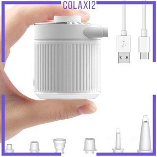 [Colaxi2] เครื่องปั๊มลมไฟฟ้า LED แบบพกพา สําหรับแพเป่าลม ถุงเก็บสูญญากาศ