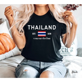 เสื้อไทย ชุดธงชาติไทย ผ้านุ่มใส่สบาย - Unisex