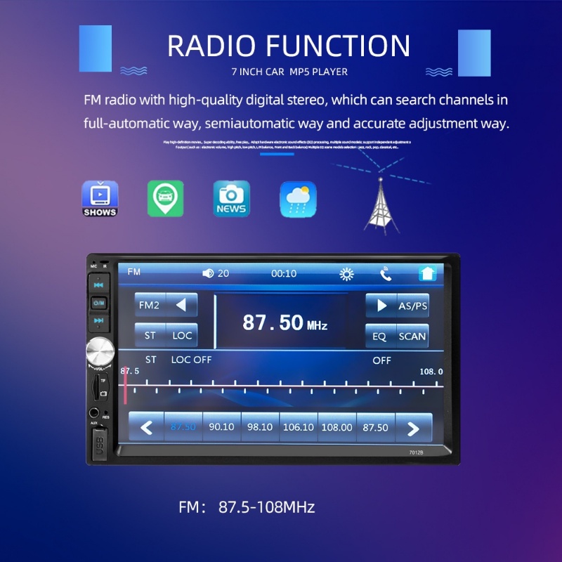 7012b-เครื่องเสียงรถยนต์-7-นิ้ว-hd-หน้าจอสัมผัส-mp5-มัลติมีเดียเครื่องเสียงรถยนต์-mirrorlink-บลูทูธ