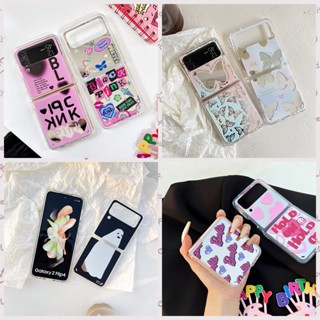 เคสป้องกันโทรศัพท์มือถือ ลายการ์ตูนน่ารัก สําหรับ Samsung Galaxy Z Flip4 Z Flip3 Z Flip4 Z Flip3