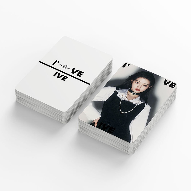 โปสการ์ด-อัลบั้มโลโม่-ลายศิลปินเกาหลี-ive-2023-ive-ive-55-ชิ้น