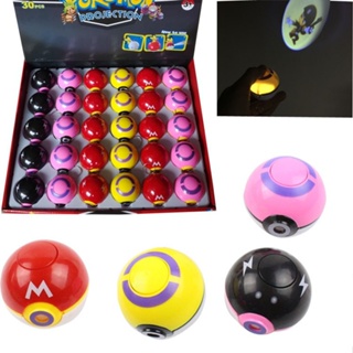 Pokemon Projection Ball พวงกุญแจอะนิเมะ Action Figure พวงกุญแจ Elf จี้ของเล่นเด็กวันเกิดของขวัญ