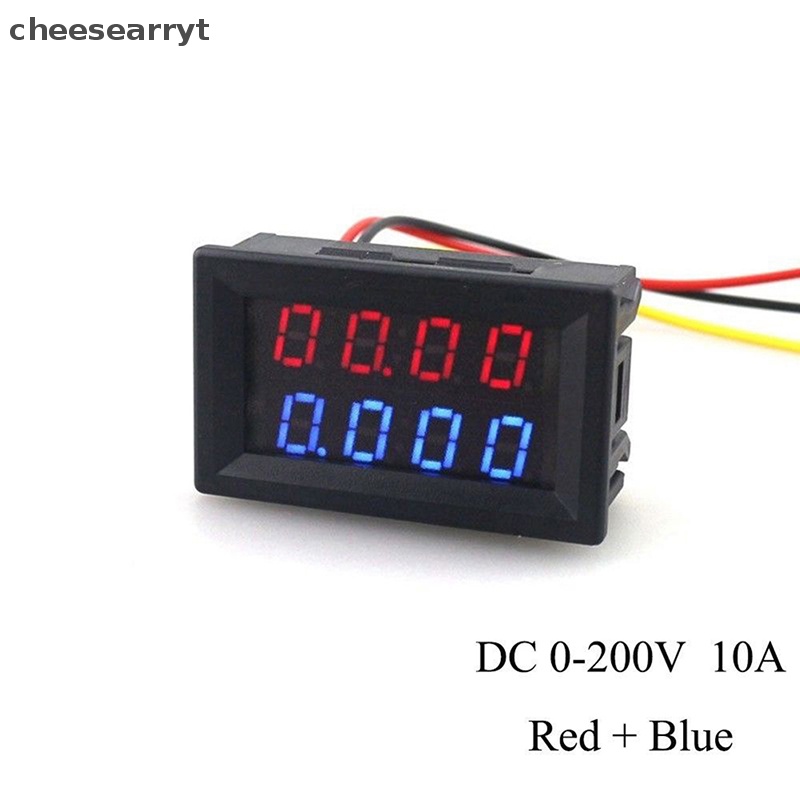 chee-dc-0-100v-10a-3-บิต-โวลต์มิเตอร์-แอมมิเตอร์-สีแดง-สีฟ้า-led-แอมป์สายไฟ-ใหม่-en