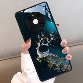 Dmy lucky เคส huawei mate 40 pro 50 20X 20 pro 10 9 P50 pro P30 lite nova 4e P20 P10 plus P30 pro กระจกนิรภัย