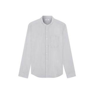 AIIZ (เอ ทู แซด) - เสื้อเชิ้ตผู้ชาย แขนยาวคอตั้ง Mens Mandarin Collar Long Sleeve Shirts