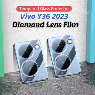 Vivo Y36 2023 3D ตัวป้องกันเลนส์กล้อง สําหรับ Vivo Y36 Y16 Y22 36Y Y 36 VivoY36 5G 2023 กระจกนิรภัยใส ป้องกันกล้องด้านหลัง