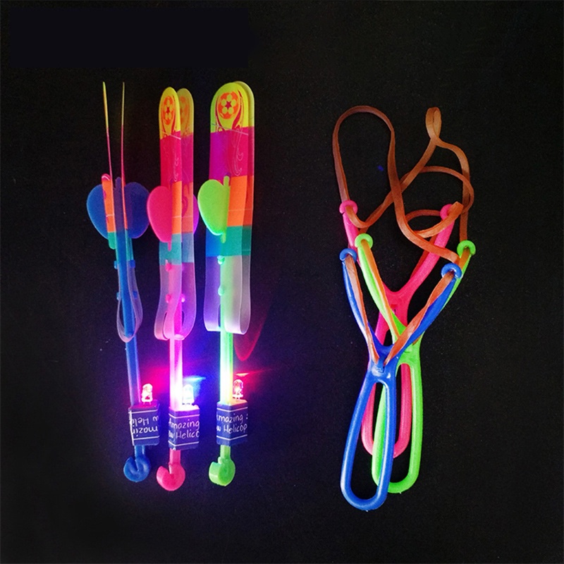 outdoor-shining-rocket-flash-led-light-slingshot-elastic-helicopter-rotating-outdoor-flying-toy-arrow-party-gift-childrens-favor