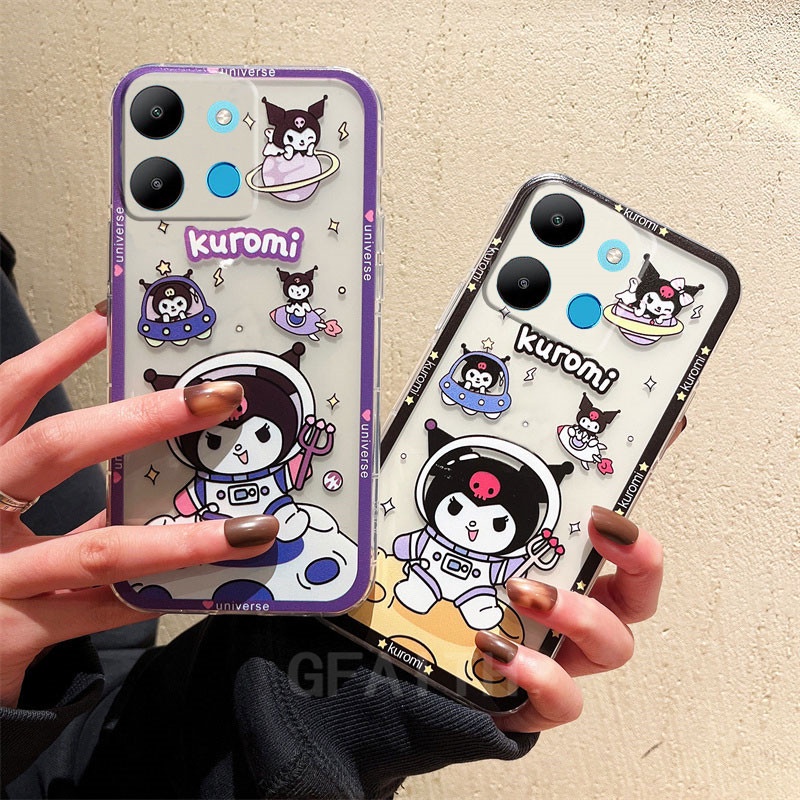 ใหม่-เคสโทรศัพท์มือถือแบบนิ่ม-ใส-กันกระแทก-ลายการ์ตูนคุโรมิน่ารัก-แฟชั่น-สําหรับ-infinix-note-30-vip-x6710-note30-5g-x6711-note-30-pro-x678b-30-4g-2023-note30vip