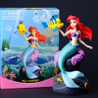 โมเดลฟิกเกอร์ PVC รูปการ์ตูนอนิเมะ Ariel Mermaid Princess ขนาด 10 ซม. 19 ซม. 22 ซม. สําหรับตกแต่งเค้ก