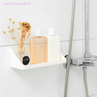 Familiesandhot&gt; ชั้นเก็บของ พลาสติก ติดผนัง เคสห้องน้ํา ห้องครัว คอนเทนเนอร์ อย่างดี