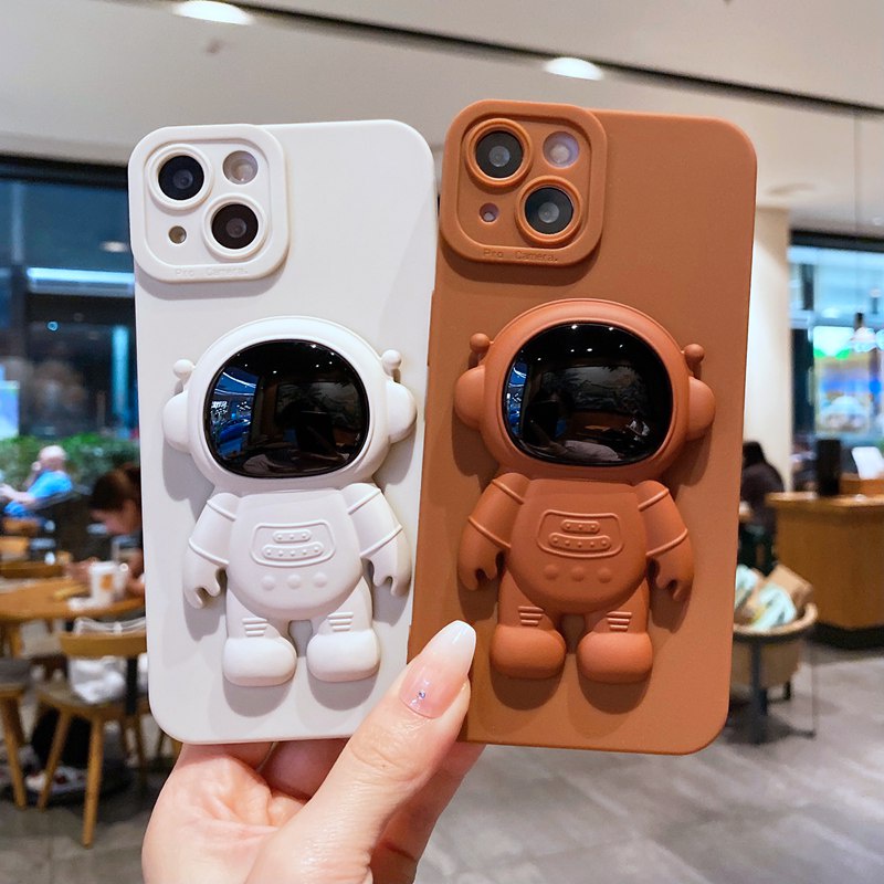 เคสโทรศัพท์มือถือ-ซิลิโคน-กันรอยเลนส์กล้อง-ลายการ์ตูนนักบินอวกาศ-สีพื้น-สําหรับ-huawei-honor-90-pro-honor90-50-lite-60-se-70-pro